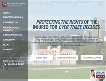Tablet Screenshot of hannonlaw.com